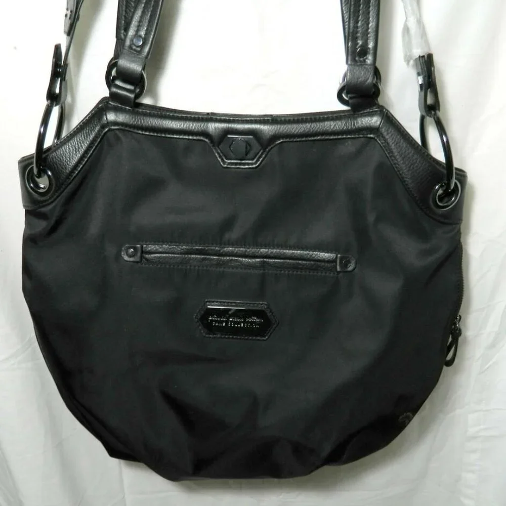 Petunia Pickle Bottom $320 Halifax Hobo Black Chai Tea Cake Baby Bag Pad NWOT !